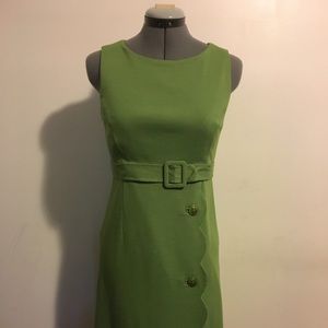 Lilly Pulitzer Green Scalloped Dress